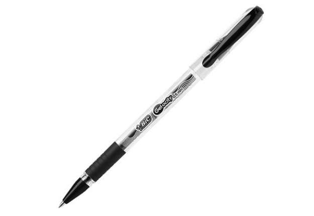 Immagine di Penne a sfera con cappuccio Gelocity Stic - punta 0,5 mm - nero - Bic - scatola 30 pezzi