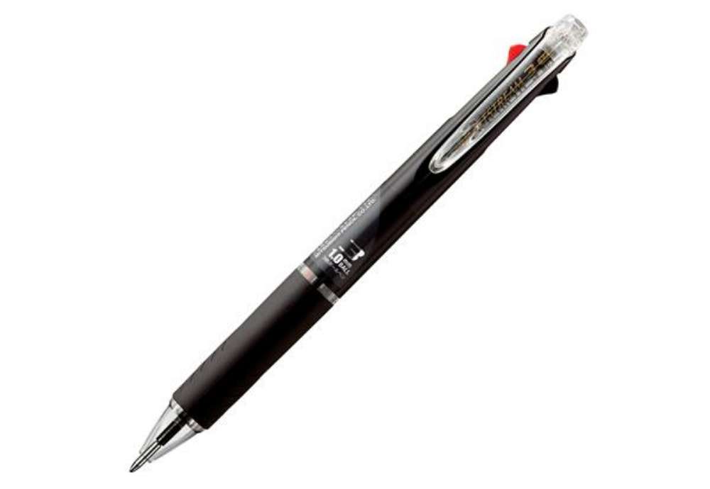 Immagine di Roller Jetstream - fusto nero - punta 1,00 mm - 3 colori - Uni Mitsubishi