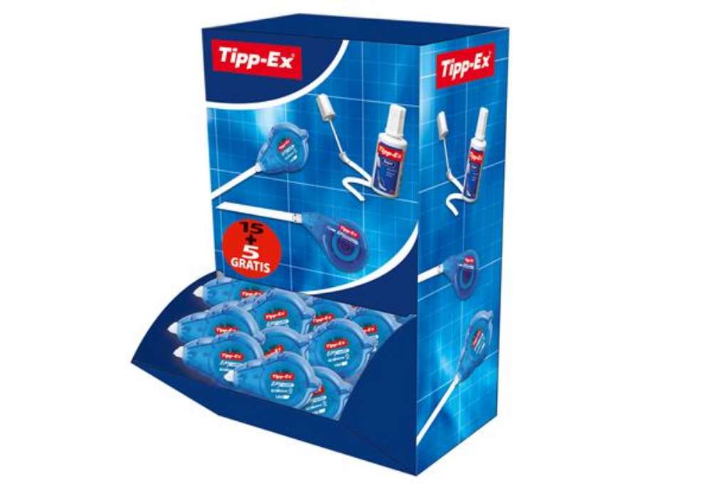 Immagine di Correttore a nastro Easy Refill - 5 mm x 14 mt - Tipp-Ex - 15 + 5 pezzi