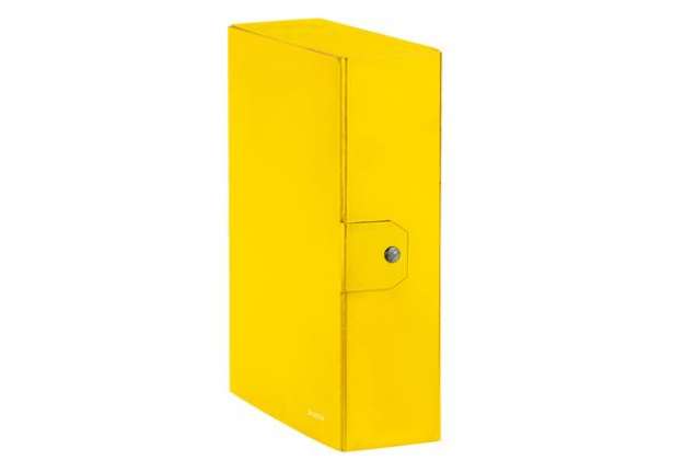 Immagine di Scatola progetto WOW - dorso 10 cm - giallo - Leitz