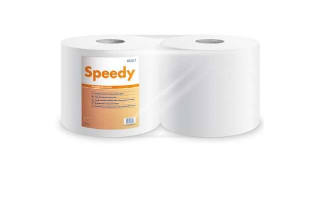 Immagine di Bobina asciugatutto Speedy - 2 veli - 17gr - diametro 25,5 cm - H22,8cm x 180mt - microgoffrata - Lu