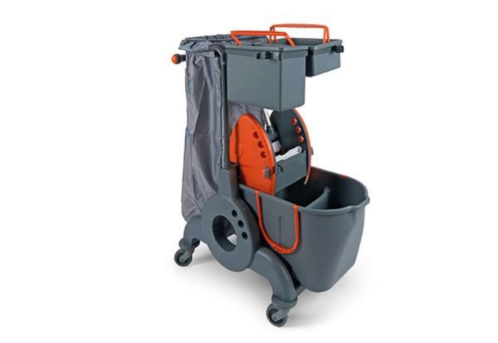 Immagine di Carrello per pulizie professionali Giotto - 25 L - 74 x 90 x 100 cm - PerfettoFactory