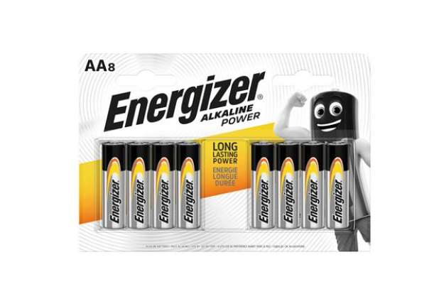 Immagine di Pila stilo AA - 1,5V - Energizer Alkaline Power - blister 8 pezzi