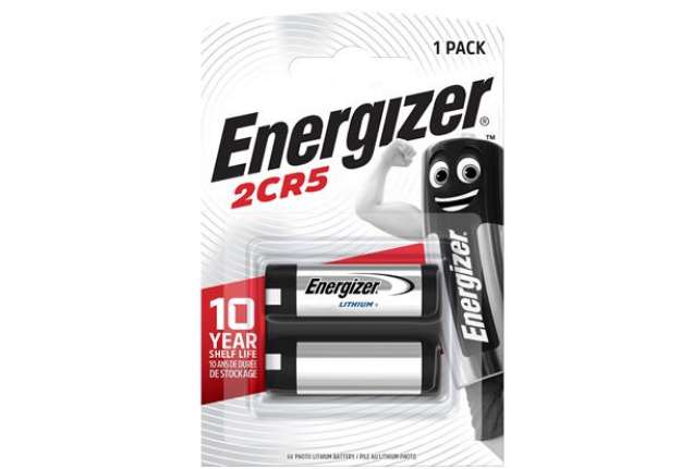 Immagine di Pila 2CR5 Photo Lithium - 6V - Energizer specialistiche - blister 1 pezzo