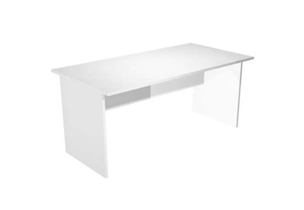 Immagine di Scrivania Easy - lineare - 120 x 80 x 72 cm - bianco