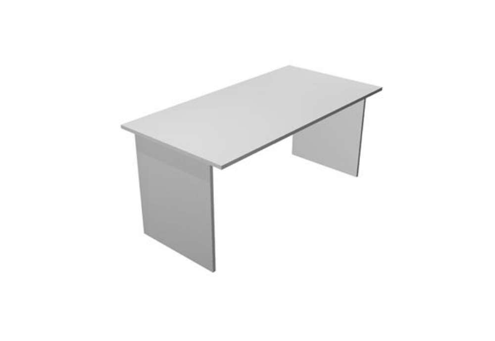 Immagine di Scrivania Easy - lineare - 120 x 80 x 72 cm - grigio