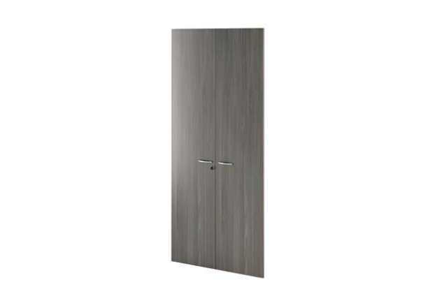 Immagine di Coppia ante Easy - per mobile alto - 80 x 175 cm - spessore 18 mm - melaminico - rovere
