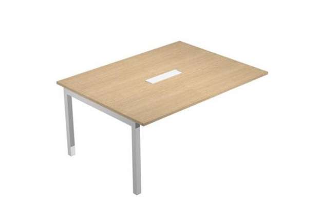 Immagine di Modulo aggiuntivo per tavolo riunioni Agorà - 6 posti - 160 x 120 x 72,5 cm - rovere