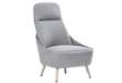 Immagine di Poltrona Memphis - grigio chiaro - Serena Group