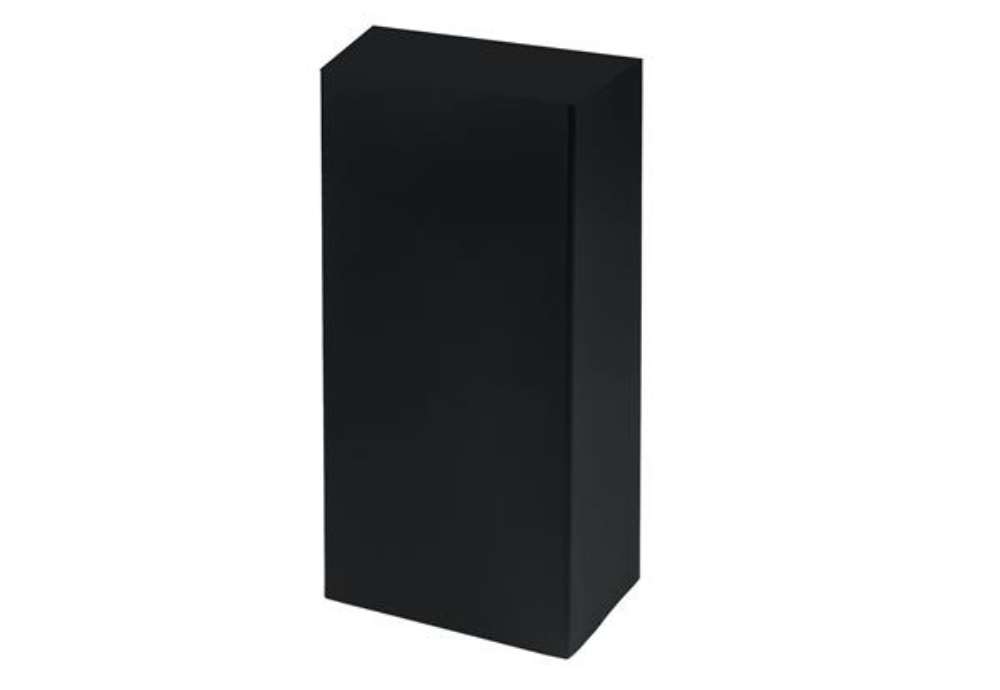 Immagine di Contenitore gettacarte Bob Color - 30 x 20 x 70 cm - 42 L - metallo - nero - Medial