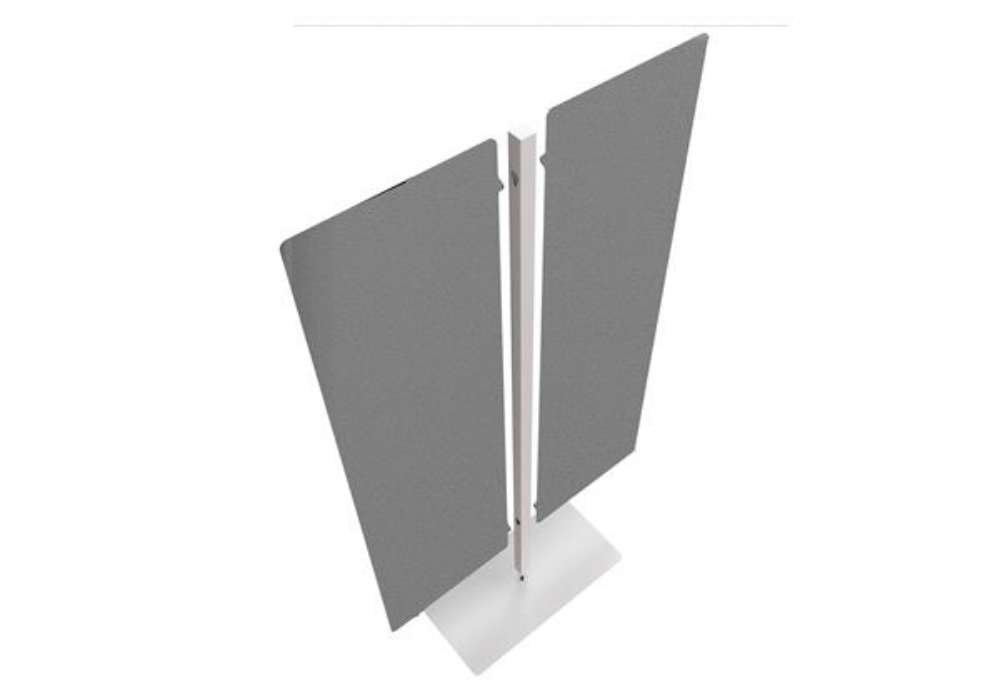Immagine di Piantana Moody - a 2 pannelli - H 180 cm - grigio