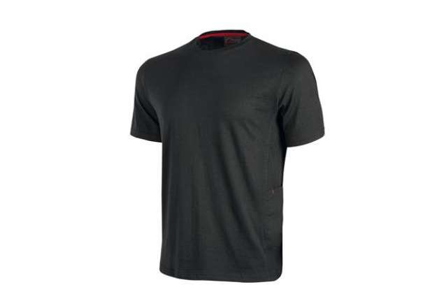 Immagine di Magliette a maniche corte Road - taglia L - nero - U-Power - conf. 3 pezzi