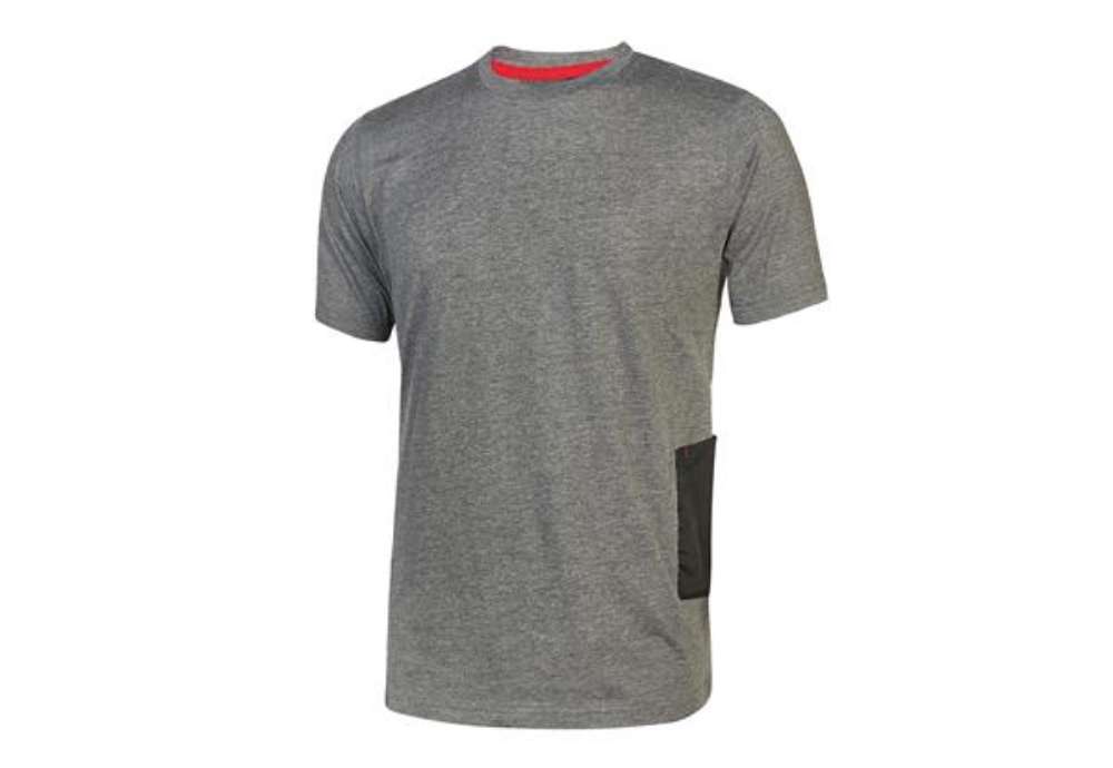 Immagine di Magliette a maniche corte Road - taglia XXL - grigio scuro - U-Power - conf. 3 pezzi