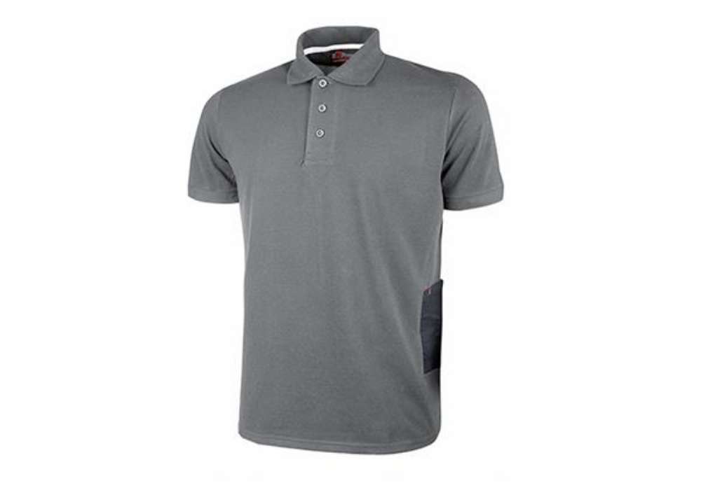 Immagine di Polo a maniche corte Gap - taglia XXL - grigio scuro - U-Power - conf. 3 pezzi