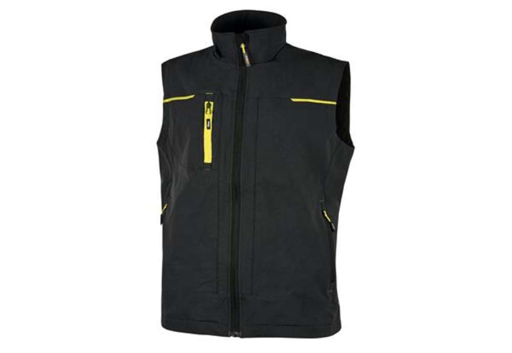 Immagine di Gilet da lavoro Saturn - nero/giallo - taglia L - U-Power