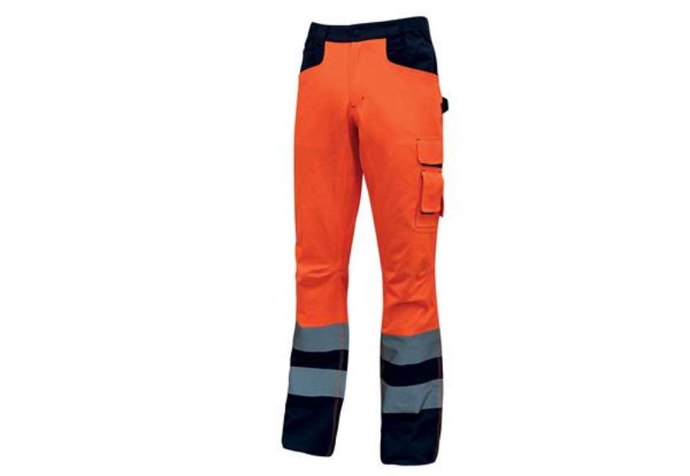 Immagine di Pantalone invernale alta visibilità Beacon - arancio  fluo - taglia XL - U-Power