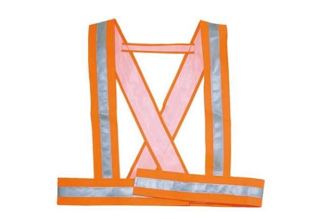 Immagine di Bretella alta visibilit? Bauce2 - arancio fluo - taglia unica - Deltaplus