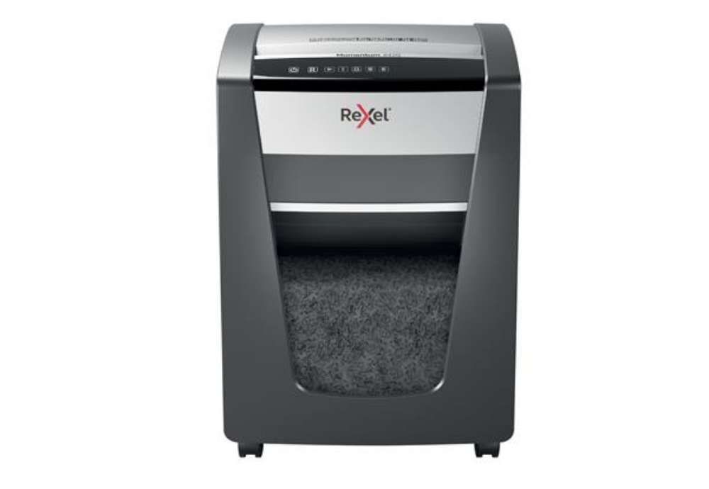 Immagine di Distruggidocumenti Momentum X420 - a frammenti - 30L - Rexel