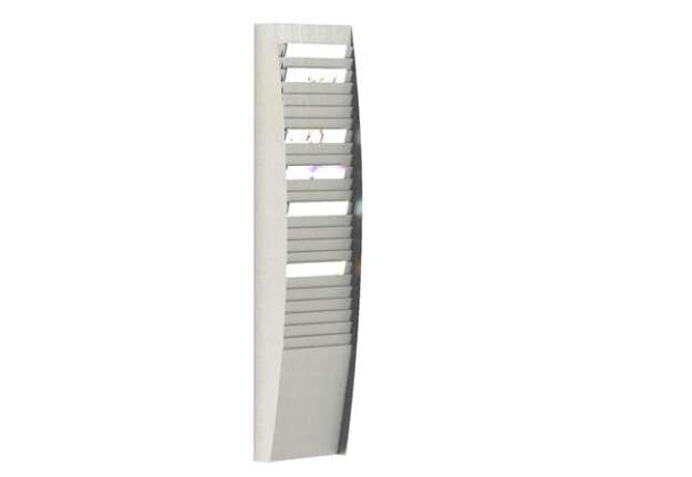 Immagine di Portadepliant wall organizers - a 25 tasche A4 verticali - 27,3 x 12,9 x 112 cm - Paperflow