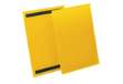 Immagine di Buste identificative - con bande magnetiche - A4 verticale - giallo - Durable - conf.50 pezzi