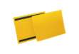 Immagine di Buste identificative magnetiche - A4 orizzontale - giallo - Durable - conf. 50 pezzi