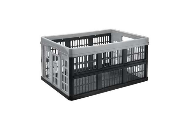 Immagine di Cassa pieghevole - 47,5 x 35 x 23,9 cm - plastica - grigio - CEP