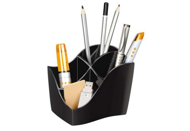 Immagine di Portapenne Organizer Ellypse - 100% riciclabile - nero - 118x89 H98mm - CEP