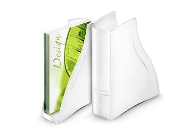 Immagine di Portariviste Ellypse Extra Strong - 27,8 x 8,3 x 32,5 cm - bianco - CEP