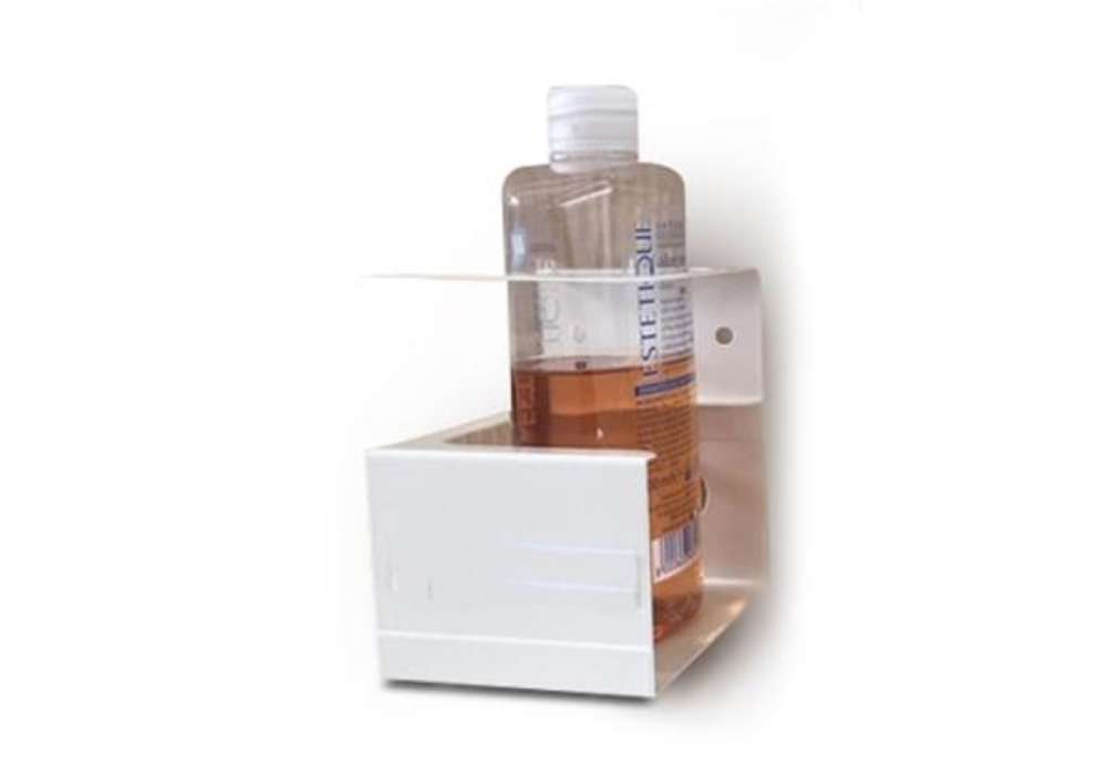 Immagine di Supporto da parete porta dispenser da 500ml - max Ø 80mm - Metalplus