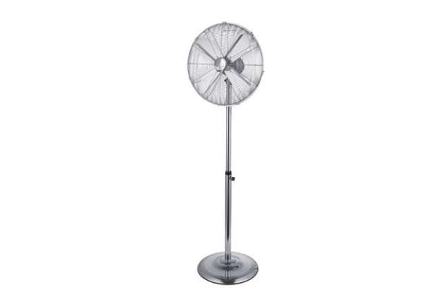 Immagine di Ventilatore Cromo da terra - pala diametro 45 cm - 60 W - metallo cromato - CFG
