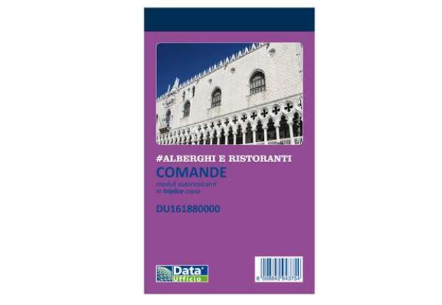 Immagine di Blocco comande - 25/25/25 copie autoricopianti - 16,8 x 10 cm - DU161880000 - Data Ufficio