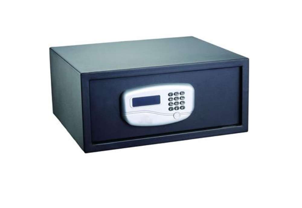 Immagine di Cassaforte di sicurezza - serratura elettronica - 43,2 x 37 x 19,5 cm - 10,5 kg - nero - Iternet
