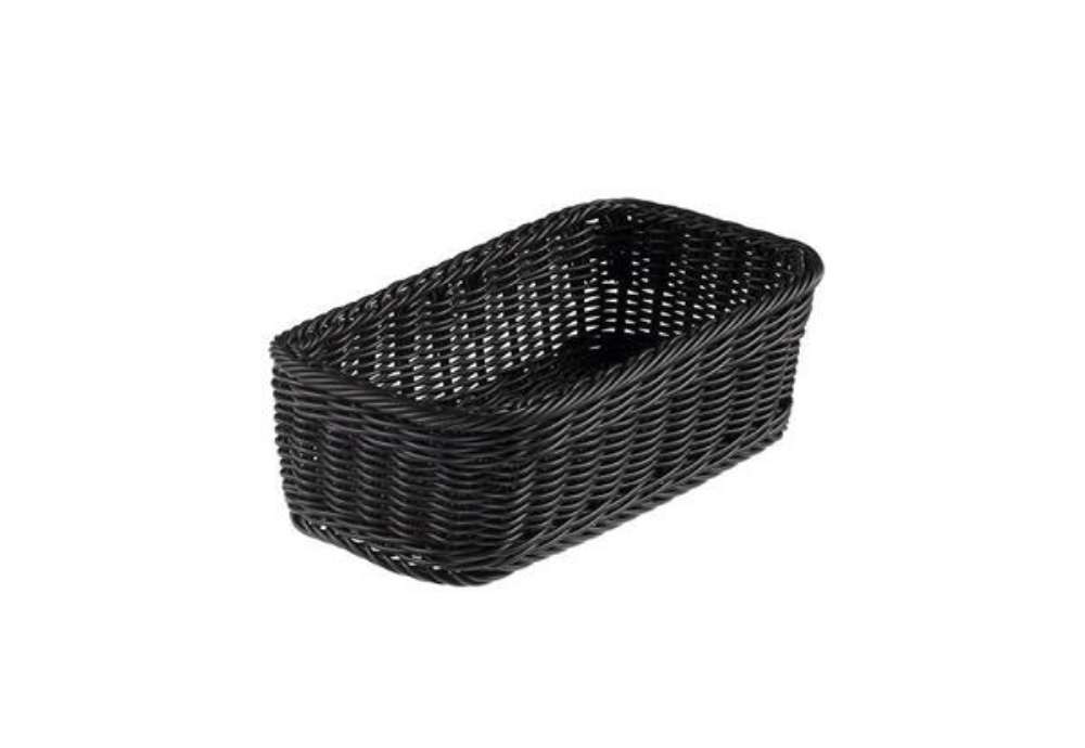 Immagine di Cestino rettangolare Vanity - in PPL - 32,5x17,5x10 cm - nero - Leone
