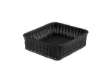 Immagine di Cestino quadrato Vanity - in PPL - 32,5x32,5x10 cm - nero - Leone
