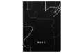 Immagine di Portamenù linea Linee - A4 - 24,6x31,6 cm - nero - Stilcasa