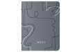 Immagine di Portamenù linea Linee - A5 - 17x23 cm - grigio - Stilcasa