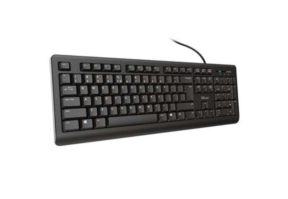 Immagine di Tastiera TK-150 ultrasilenziosa - con filo - Trust