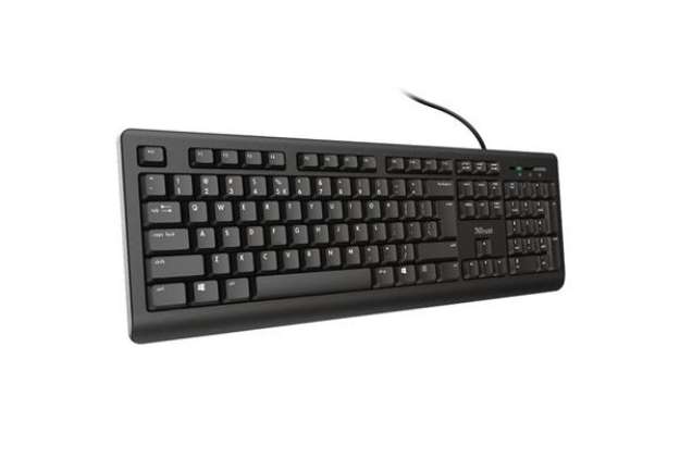 Immagine di Tastiera TK-150 ultrasilenziosa - con filo - Trust