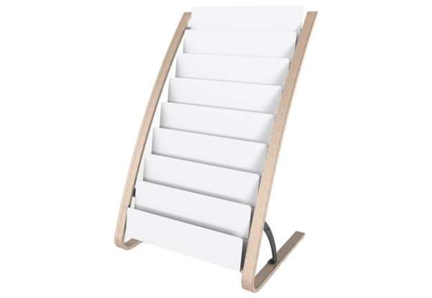 Immagine di Portariviste da terra - 58 x 50 x 93 cm - 8 x 2 tasche - Alba
