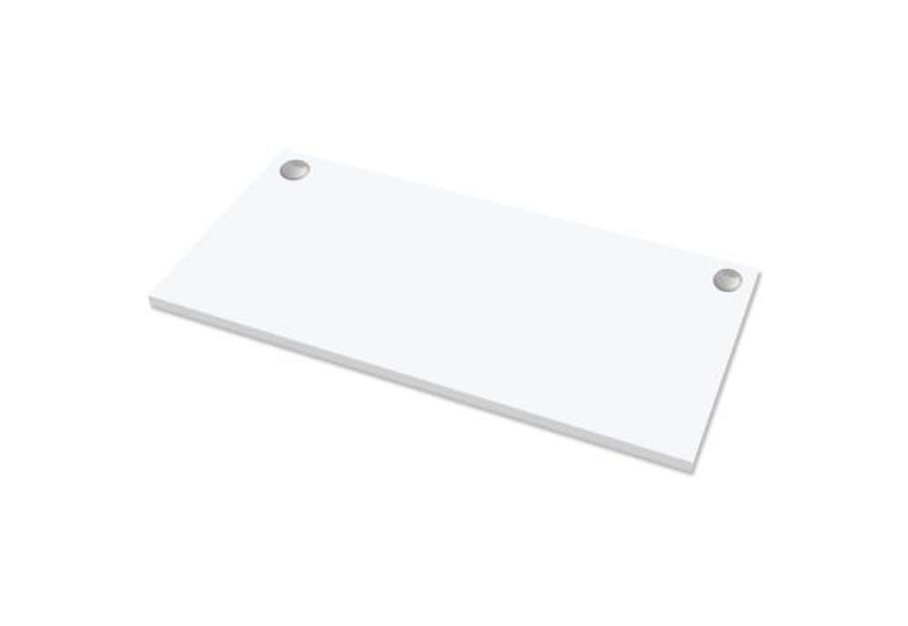 Immagine di Piano di lavoro per scrivania Cambio - 140 x 80 x 2,5 cm - bianco - Fellowes