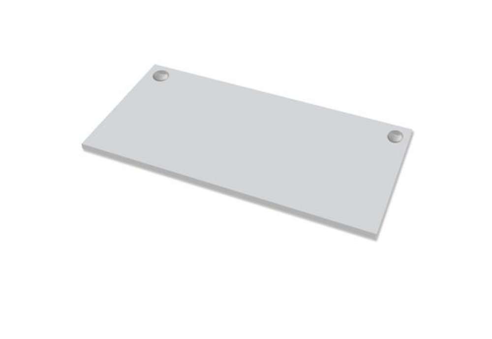 Immagine di Piano di lavoro per scrivania Cambio - 160 x 80 x 2,5 cm - grigio - Fellowes