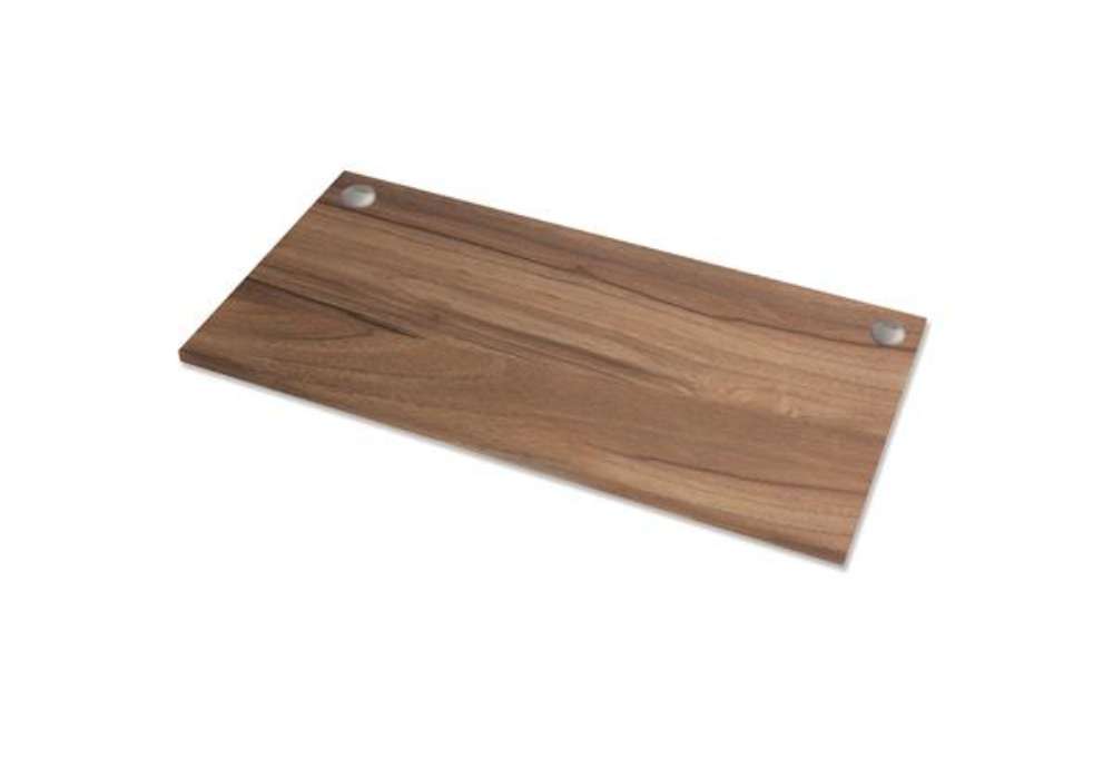 Immagine di Piano di lavoro per scrivania Cambio - 140 x 80 x 2,5 cm - noce - Fellowes