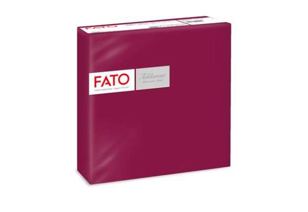 Immagine di Tovagliolo linea AirLaid - carta - 40 x 40 cm - bordeuax - Fato - conf. 50 pezzi