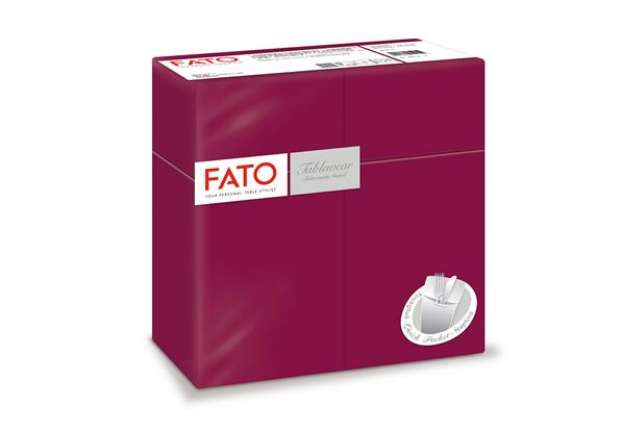 Immagine di Quick pocket linea AirLaid - 40 x 40 cm - bordeaux - Fato - conf. 50 pezzi