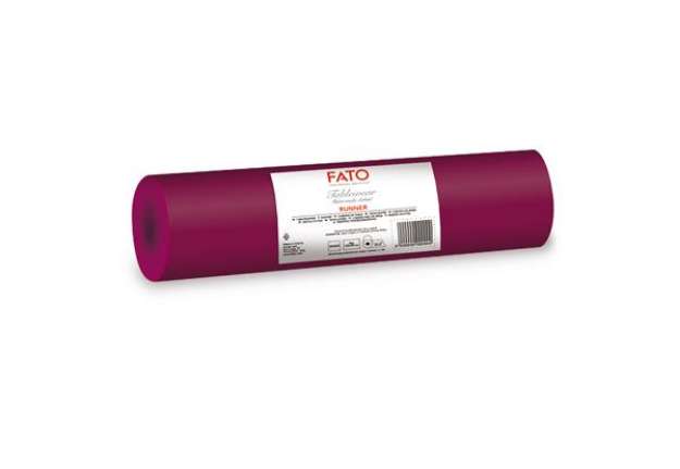 Immagine di Runner linea AirLaid - 0,40 x 24 mt - bordeaux - Fato
