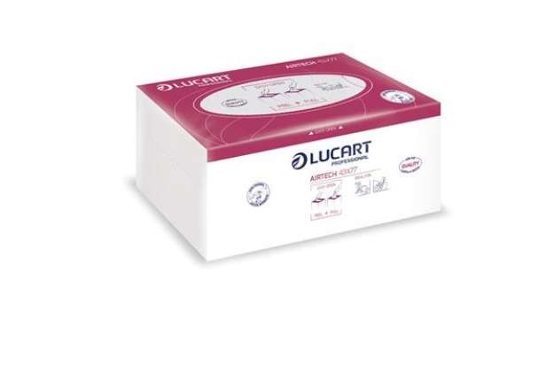 Immagine di Panni Beauty AirTech per estetisti e parrucchieri - 43x77 cm - Lucart - conf. 100 pezzi
