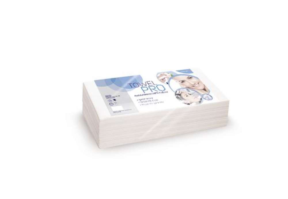 Immagine di Panni beauty AirTech per estetisti e parrucchieri - 36x72 cm - Lucart - conf. 60 pezzi