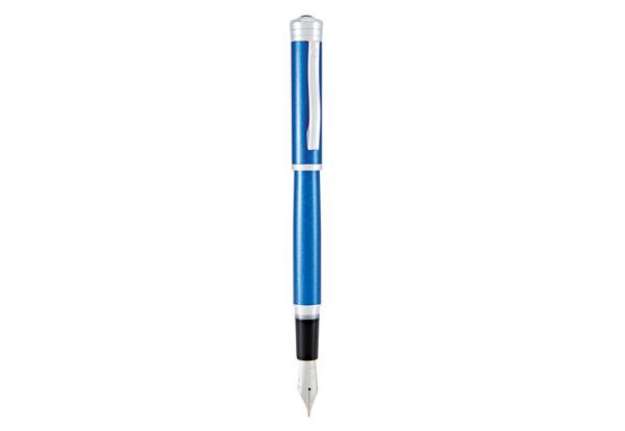 Immagine di Penna stilografica Strata - tratto medio - fusto blu - Monteverde