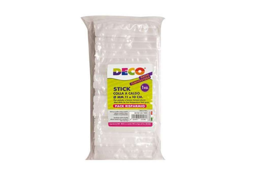 Immagine di Colla stick a bassa temperatura - 10 cm x diam. 11 mm - Deco - conf. 1 kg