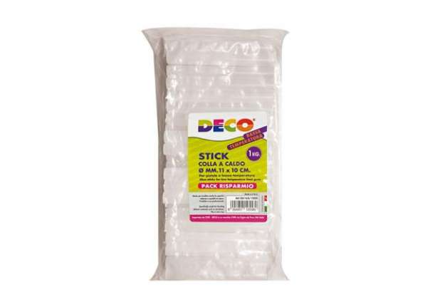 Immagine di Colla stick a bassa temperatura - 10 cm x diam. 11 mm - Deco - conf. 1 kg